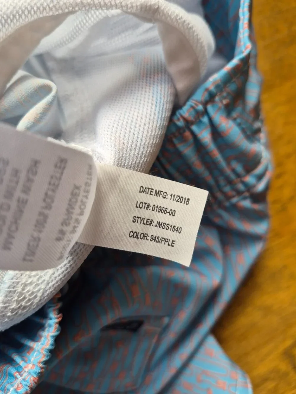 Johnnie O swim trunks Mens Med Board Shorts All Over Print Surf Beach Liner